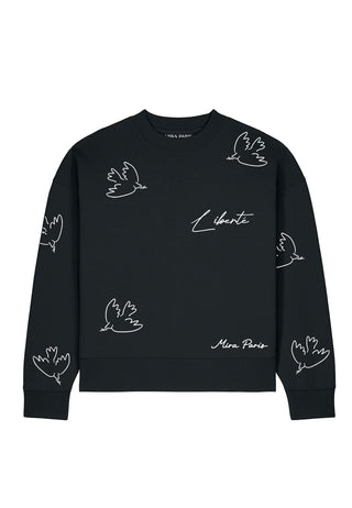 Sweatshirt Boxy "Liberté"
