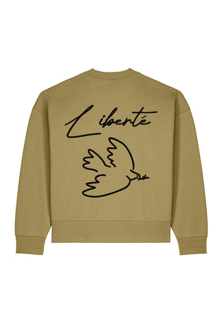 Sweatshirt Boxy "Liberté"