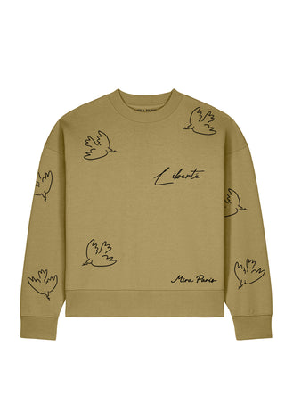 Sweatshirt Boxy "Liberté"