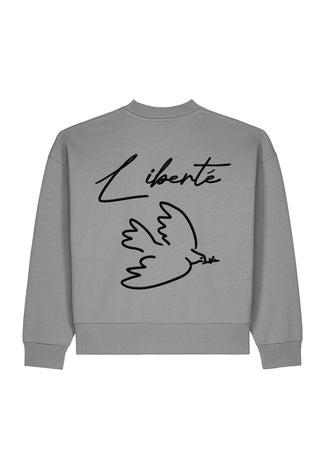 Sweatshirt Boxy "Liberté"
