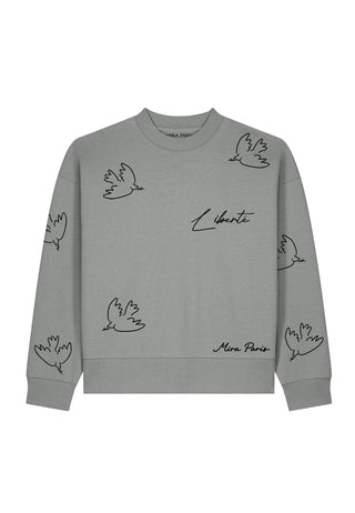 Sweatshirt Boxy "Liberté"