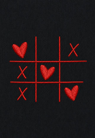 Hoodie Boxy Brodé "Love Wins"