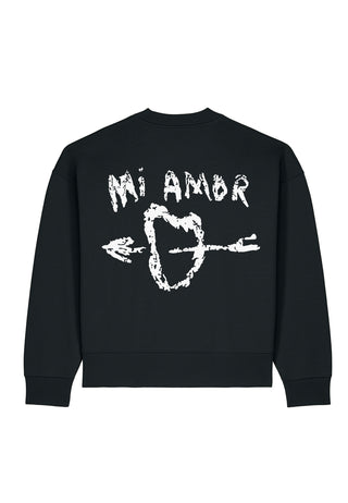 Sweatshirt Boxy Brodé "Mi Amor"