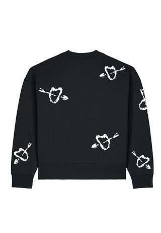 Sweatshirt Boxy Brodé "Mi Amor"