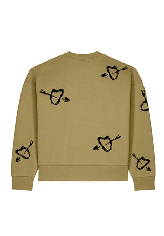 Sweatshirt Boxy Brodé "Mi Amor"