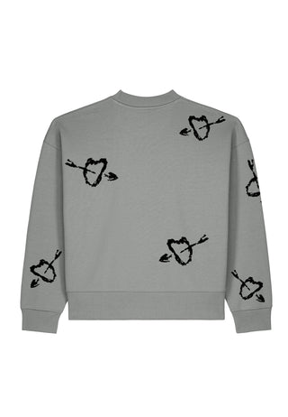 Sweatshirt Boxy Brodé "Mi Amor"