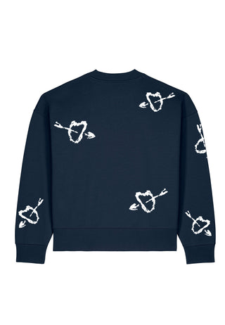 Sweatshirt Boxy Brodé "Mi Amor"