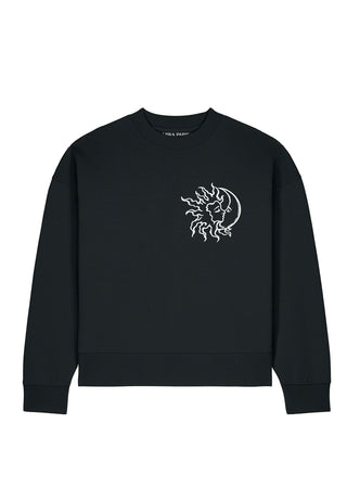 Sweatshirt Boxy Brodé "Moon"