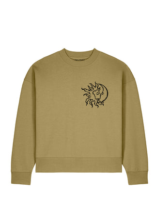Sweatshirt Boxy Brodé "Moon"