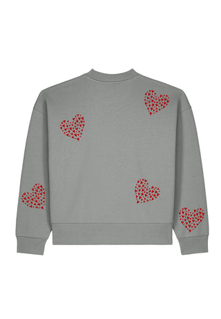 Sweatshirt Boxy Brodé "Sweet"