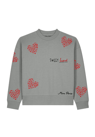 Sweatshirt Boxy Brodé "Sweet"
