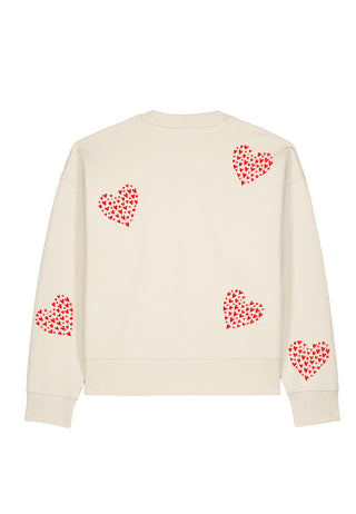 Sweatshirt Boxy Brodé "Sweet"