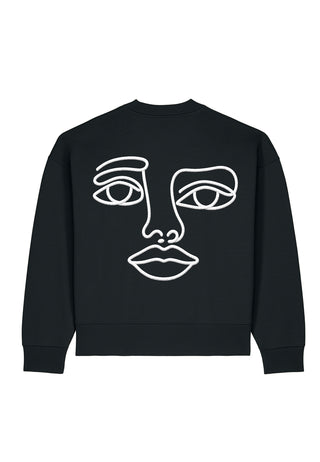 Sweatshirt Boxy Brodé "Muse"