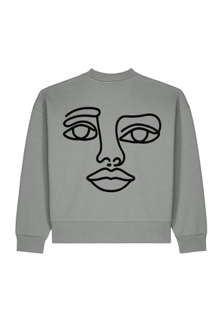 Sweatshirt Boxy Brodé "Muse"