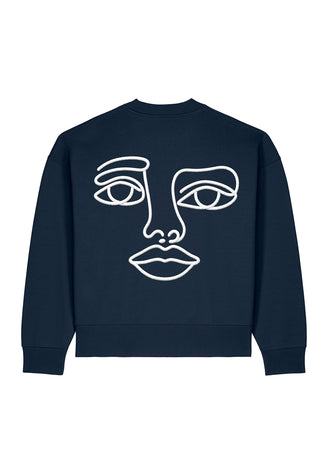 Sweatshirt Boxy Brodé "Muse"