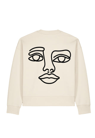 Sweatshirt Boxy Brodé "Muse"