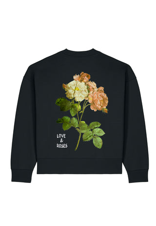 Sweatshirt Boxy "Roses"