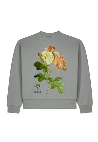 Sweatshirt Boxy "Roses"