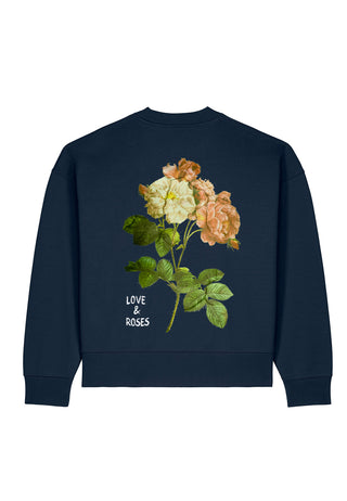 Sweatshirt Boxy "Roses"