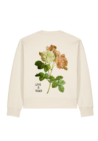 Sweatshirt Boxy "Roses"