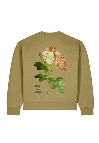 Sweatshirt Boxy "Roses"