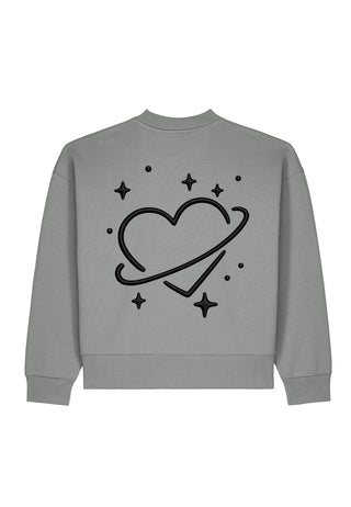 Sweatshirt Boxy Brodé "Saturn"
