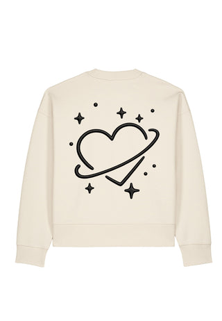 Sweatshirt Boxy Brodé "Saturn"
