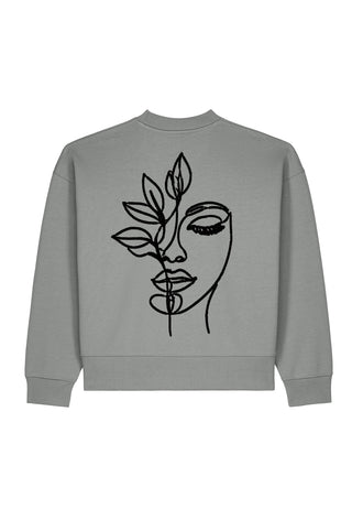 Sweatshirt Boxy Brodé "Serenity"