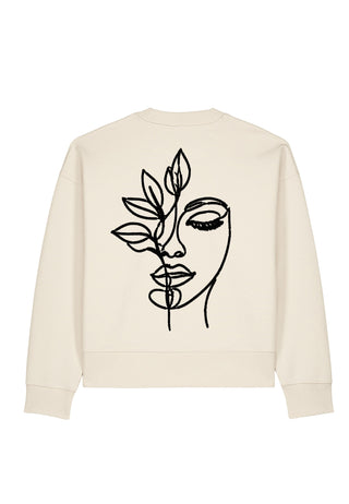 Sweatshirt Boxy Brodé "Serenity"
