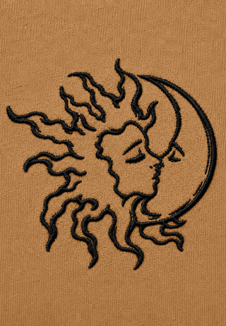 T-shirt Boxy Brodé "Moon"