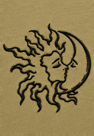 T-shirt Boxy Brodé "Moon"