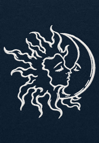 T-shirt Boxy Brodé "Moon"