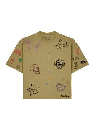 T-shirt Boxy "Flash Tattoo 1"
