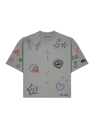 T-shirt Boxy "Flash Tattoo 1"