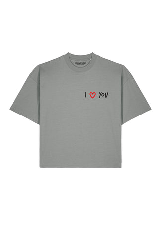 T-shirt Boxy "I Love You"