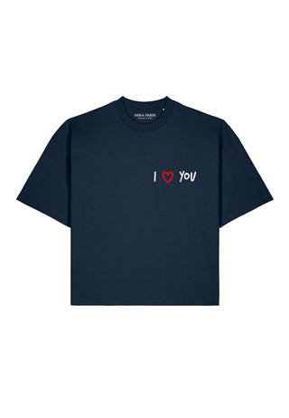 T-shirt Boxy "I Love You"