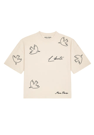 T-shirt Boxy "Liberté"