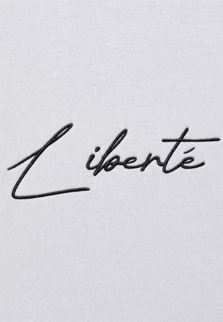 T-shirt Boxy Brodé "Liberté"