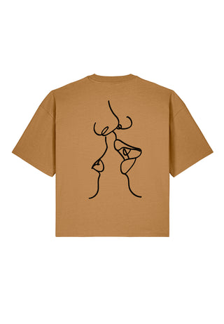 T-shirt Boxy "Kiss"