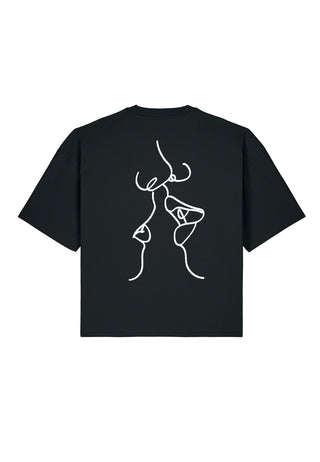T-shirt Boxy "Kiss"