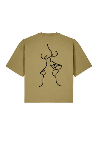 T-shirt Boxy "Kiss"