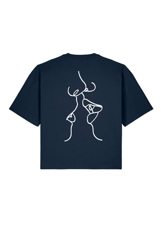 T-shirt Boxy "Kiss"