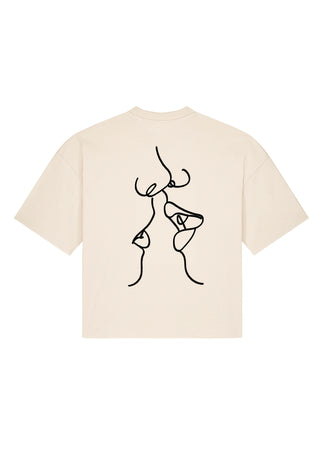 T-shirt Boxy "Kiss"