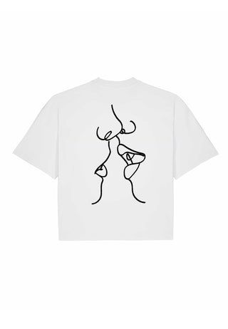 T-shirt Boxy "Kiss"