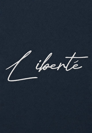 T-shirt Boxy Brodé "Liberté"