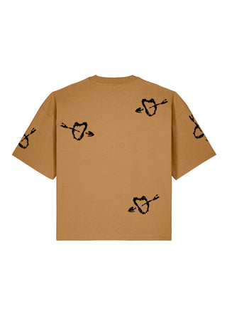T-shirt Boxy Brodé "Mi Amor"
