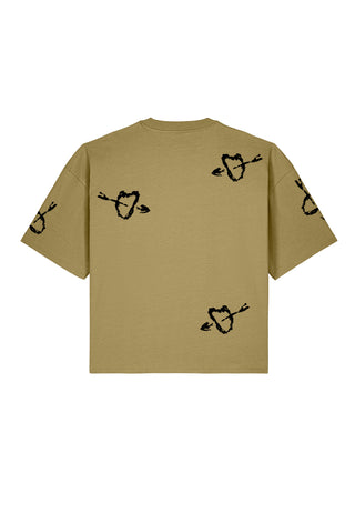 T-shirt Boxy Brodé "Mi Amor"