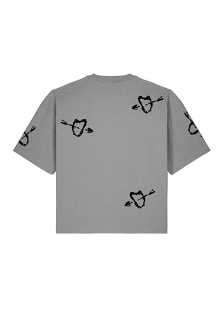 T-shirt Boxy Brodé "Mi Amor"