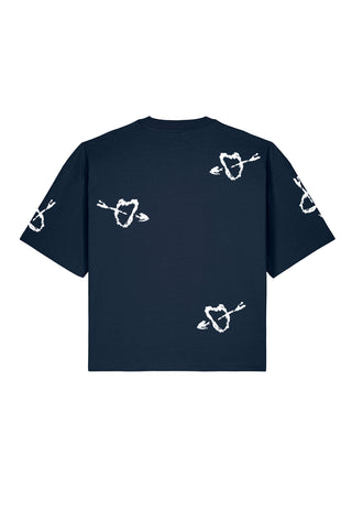 T-shirt Boxy Brodé "Mi Amor"