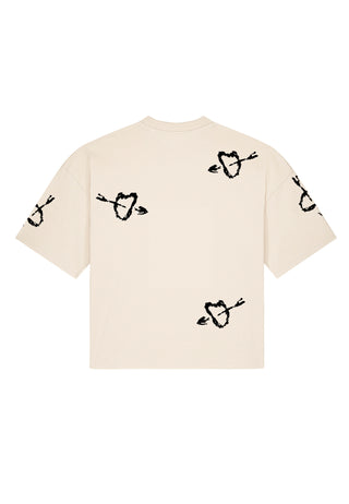 T-shirt Boxy Brodé "Mi Amor"